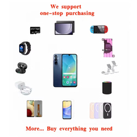 Teléfonos móviles usados originales desbloqueados de alta calidad, teléfonos inteligentes de 64 GB para Samsung A50, celular usado.