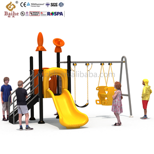 Baihe máy bay Nhựa trượt thiết bị giải trí ngoài trời cho sân chơi và công viên - Product Image 1