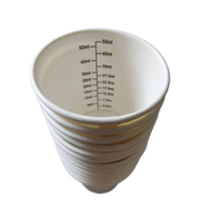 Gobelets médicaux jetables à paroi simple pour médicaments, revêtement PE/PLA, personnalisables, 1000 pièces/carton