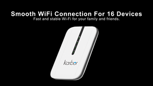 Router WiFi Portátil para Exteriores Karbor MF211 4G LTE, Velocidad de 300 Mbps, Ranura para Tarjeta SIM 4G LTE y WiFi, Aplicación Super Call para iOS y Android - Product Image 6