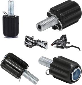 Vis de réglage de précision M5 pour dérailleur de vélo avec clip à ressort et capuchon en plastique pour VTT et vélo de route - Product Image 6