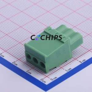 KF2EDGKA-5.0-3P Plug-in Terminal Block P=5mm Connector ( Connector Type: Plug )( Construction: 1x3P )( Pitch: 5mm ) - Product Image 2
