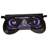 Cluster Digital 12.3 inci untuk Toyota RAV4 2020 mobil, Odometer dasbor instrumen Panel kecepatan Meter LCD pemutar Multimedia