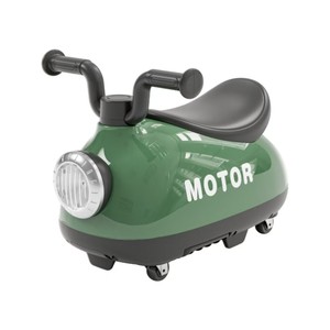 Poussette-Porte-Bébé 4-en-1 Certifiée en Plastique Style Voiture à Quatre Roues pour Bébés de 1 à 3 Ans, Siège Deluxe Anti-Renversement avec Système de Sécurité 3 Points - Product Image 1