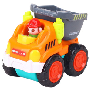 6 Piezas de Juguetes de Ingeniería de Fricción para Educación Temprana, Mini Camiones de Bolsillo con Función Deslizante - Product Image 4