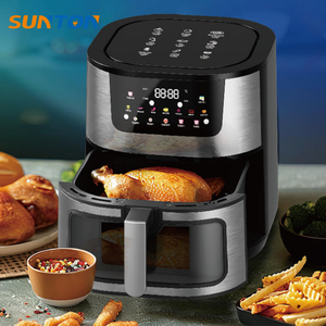 Pièces de friteuse électrique SUNTON en acier inoxydable, multifonctionnelles, personnalisables, avec fenêtre visuelle optionnelle, les plus vendues - Product Image 3