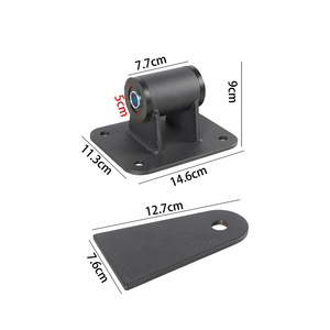 Ls Engine Motor Mounting <b>Bracket</b> <b>Black</b> Steel For Chevrolet Ls1 Ls2 Retrofit Upgrade - Product Image 1