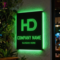 Boîte lumineuse LED étanche IP65 super lumineuse, panneau lumineux LED extérieur pour enseigne de magasin personnalisée, nom de la marque, logo publicitaire