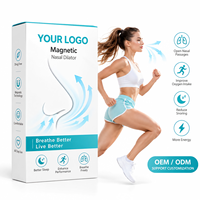 Bandes nasales magnétiques anti-ronflement Dilatateur nasal avec adhésif extra-fort (ne tombe pas)