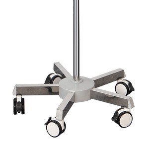 ขาตั้งน้ำเกลือแบบเคลื่อนย้ายได้ Xinsheng ทำจากสแตนเลส พร้อมล้อเลื่อน - Product Image 3