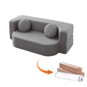 أريكة بدون عظم مضغوطة من القماش القابل للتحويل ناعمة قابلة للطي للأثاث المنزلي - Product Image 1