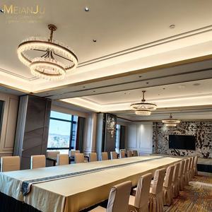 K9 Crystal Block Tallado Rayas <span class=keywords><strong>Techo</strong></span> Araña Cuerpo <span class=keywords><strong>de</strong></span> acero inoxidable Estilo <span class=keywords><strong>de</strong></span> lujo para aplicación <span class=keywords><strong>de</strong></span> hotel - Product Image 6