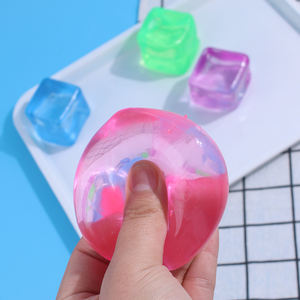 Juguetes de Plástico al por Mayor, Cristales de Hielo Coloridos, Kawaii Mochi Squishy, Antiestrés, Rellenos para Piñatas, Regalos para Bolsas de Sorpresas - Product Image 4