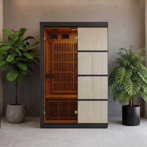 Sauna Infrarroja Interior Tradicional Clásica Personalizable para 2 Personas, Placa Calefactora para Perder Grasa, Sauna Infrarroja Interior - Product Image 1