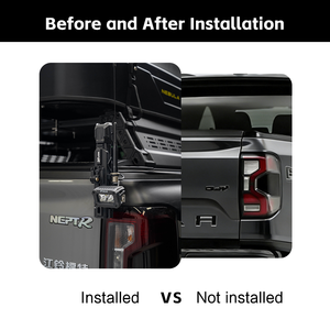 Support de drapeau CNC en alliage d'aluminium 6061 pour accessoires de véhicule tout-terrain ultime, compatible avec Ford Ranger T9 2019-2026 - Product Image 6