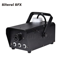 SITERUI SFX DJ disco karaoké 400W machine à brouillard mini avec lumières led machine à fumée pour effets spéciaux de fête à la maison et mariage