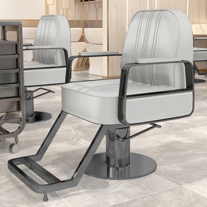 เก้าอี้ตัดผมหนังดีไซน์ทันสมัย ปรับระดับความสูงได้ ราคาขายส่ง สำหรับผู้ชาย ผู้หญิง และร้านเสริมสวย - Product Image 4