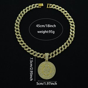 Hip-hop, Libra, un símbolo de un juicio justo y equitativo, una declaración de personalidad, joyería de moda para hombres. - Product Image 2