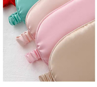 Lot de 3 Masques de Sommeil en Satin de Soie avec Bandeau de Nuit et Chouchous en Satin pour Femmes