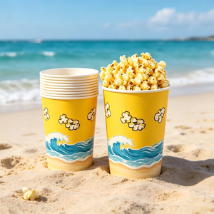 Contenedores Desechables para Palomitas de Maíz y Pollo Frito de Varios Tamaños, de 28oz a 130oz, para Snacks, Papas Fritas y Palomitas - Product Image 4