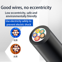 Cable Aislado de PVC VV de 4 Núcleos y 10-300 mm² para Transmisión de Energía Industrial