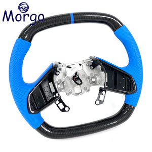Volant sport en fibre de carbone amélioré pour <span class=keywords><strong>Chevrolet</strong></span> <span class=keywords><strong>Corvette</strong></span> C8 2020 2021 <span class=keywords><strong>2022</strong></span> 2023 2024, accessoires intérieurs de voiture - Product Image 2