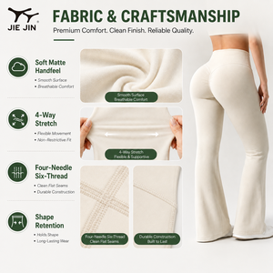 JIEJIN Leggings de <span class=keywords><strong>sport</strong></span> et de yoga personnalisés pour femmes, effet ventre plat et remonte-fesses, anti-transparence pour les squats, pour la gym et le fitness - Product Image 2