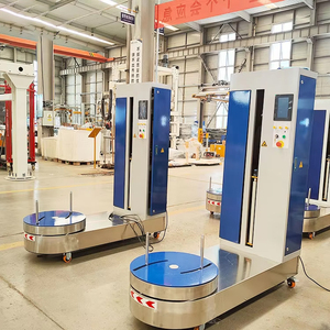 Machine d'emballage électrique pour bagages et marchandises avec système de pesage PLC intégré, emballage automatique pour l'alimentation et les boissons - Product Image 5