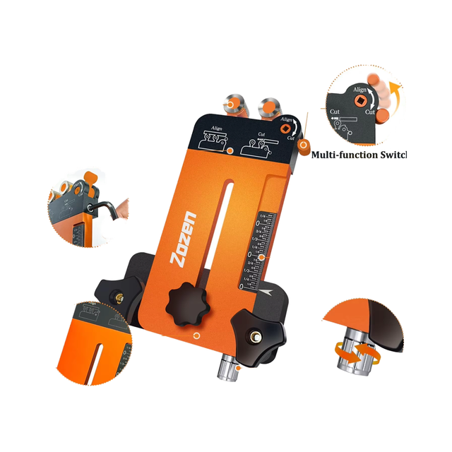 2in1 Powerful Woodworking Protect Tools Thin Rip Jig Feather Boards Table Woodworking Safety Push Block Tools