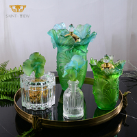 Ensemble de rangement Transparent de luxe pour thé et café, contenant en verre pour bonbons au chocolat, pot pour Bakhoor