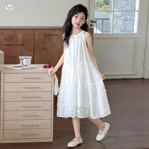 Robe d'été <span class=keywords><strong>pour</strong></span> filles, style princesse Blanche-<span class=keywords><strong>Neige</strong></span>, sans manches, tendance, décontractée, <span class=keywords><strong>pour</strong></span> les fêtes - Product Image 2