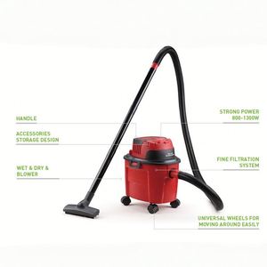 Aspiradora de Tambor K-D/W de 1300W con Motor Eléctrico, Aspiradora Húmeda/Seca de 10L para Uso Doméstico y en Automóviles, Filtro HEPA, Potente Succión - Product Image 5
