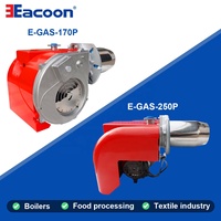 Brûleur à gaz naturel/GPL monostade série E-Gas 250P, brûleur à vapeur industriel, équipement de combustion, pièces de chaudière