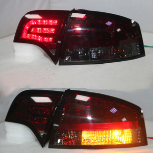 Feu arrière pour <span class=keywords><strong>A4</strong></span> <span class=keywords><strong>B7</strong></span> 2005 — 2008 ensemble de phare à LED, feu arrière noir fumé, avec clignotant et signalisation de stationnement inversée - Product Image 1