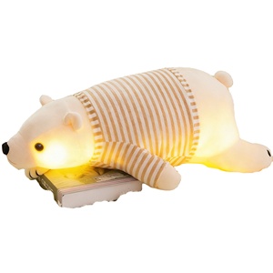 Oso Polar de Peluche Súper Suave con Logotipo Personalizable por IA, Relleno de Algodón PP, Juguete Antiestrés para Regalos Navideños, Precio de Fábrica - Product Image 1