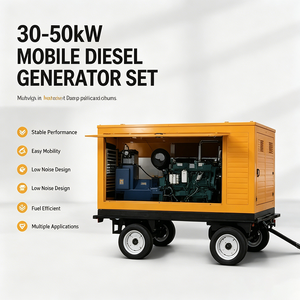 Générateur diesel magnétique infini écologique 30KW 40KW 50KW type silencieux ATS pour les besoins en énergie hors réseau des ménages - Product Image 1