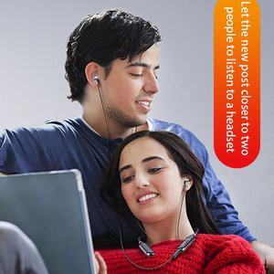 Écouteurs intra-auriculaires sportifs étanches avec <span class=keywords><strong>bande</strong></span> de cou, son stéréo HiFi, aspiration magnétique, Bluetooth 5.0 sans fil, 100 heures d'autonomie - Product Image 3