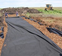 Géotextile aiguilleté PP 100-800g/m² Écologique pour la filtration des espaces verts immergés des villes éponge