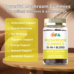 High Quality 10-1N-1 Blend Mushroom Gummles Natural & Powerful Focus & Immune Support Antioxidant Support - Product Image 2