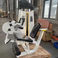 Machine d'extension et de flexion des jambes en acier robuste de qualité commerciale pour l'entraînement des ischio-jambiers et des quadriceps, idéale pour la musculation en salle de sport