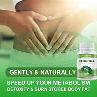 Ausreson OEM Capsules d'extrait de feuille de Moringa – Complément Minceur Naturel, Soutien Immunitaire, Vitamines Pures – Capsules de Moringa