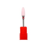 Têtes de ponçage pour ponceuse à ongles électrique et outils de manucure-pédicure, embouts roses pour ponceuse à ongles