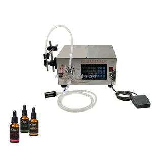 2-4500ml Single Nozzle Semi-Automatic Juice Liquid Oil Perfume Oil Water Bottle Magnetic Pump Filling Machine