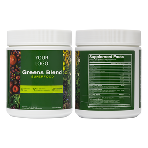 Polvo de mezcla de verduras con fibra dietética para el bienestar natural y el equilibrio diario, soporte de 0,52 libras en una caja - Product Image 3