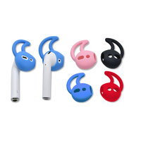 HZ-214 Earhook silikon Anti hilang mudah dibawa kiri & kanan untuk Aksesori Earphone Pod udara
