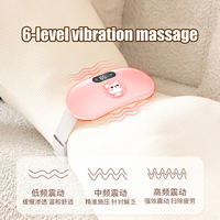 Ceinture de massage électronique vibrante pour le ventre et les règles avec compresse chaude pour soulager les douleurs menstruelles
