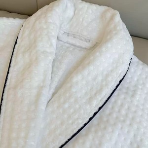 Wholesale Best Price Bathrobe Soft Thick Full Jacquard <strong>Fashion</strong> <strong>Design</strong> Woman <strong>Robes</strong> 100% Cotton Customized Color Shower Long <strong>Robes</strong>
