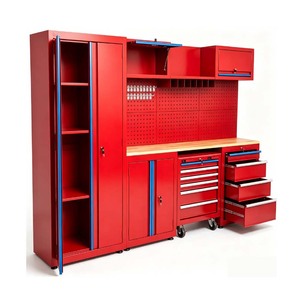 Nuevo Gabinete de Herramientas Combinado de Acero Negro Grande OEM/ODM con Banco de Trabajo Desmontable, Capacidad de Carga de 200 kg, Sistema de Bloqueo con Candado para - Product Image 5