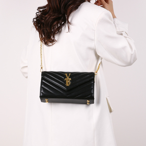 2025 xu hướng thời trang của phụ nữ vai túi, Thiết kế túi xách với chuỗi trang trí, làm bằng vật liệu PU. 2525 - Product Image 5