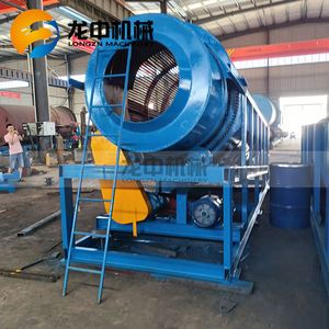 เครื่องตะแกรงแบบดรัมหน้าจอ Trommel แบบพกพาเคลื่อนย้ายได้เครื่องล้างแบบหมุนสำหรับโรงงาน - Product Image 3